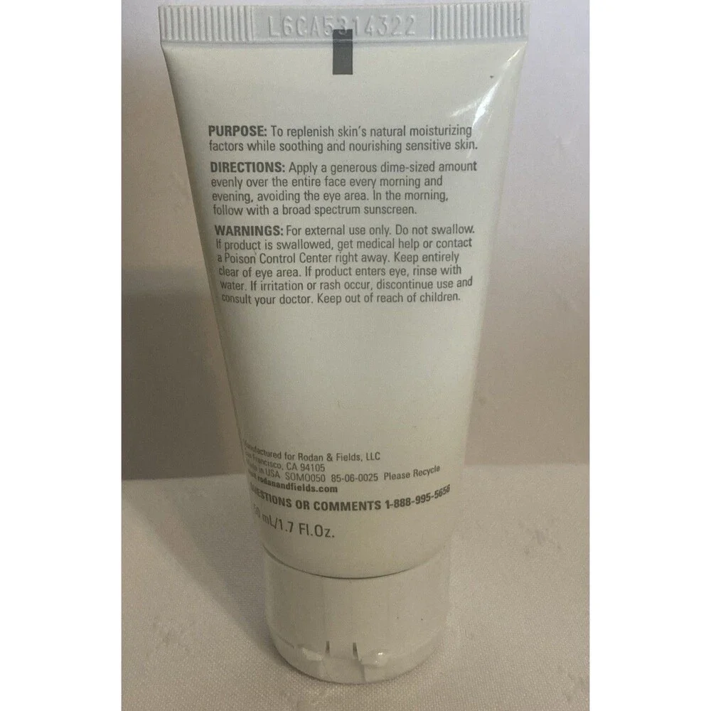 Rodan + Fields Soothe Moisture Replenishing Cream Skin Nourish 1.7oz 50mL Sealed